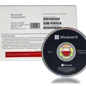 Windows 11 Pro OEI DSP DVD Pack