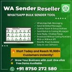 WA Sender Reseller Panel for (Bulk WhatsApp sender + Group Sender + WhatsApp Autobot/Chatbot)