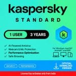 Kaspersky Standard 1 Device 3 Years - Instant Delivery