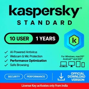 Kaspersky Standard 10 Devices 1 Year - Instant Delivery