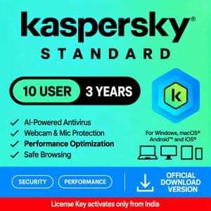 Kaspersky Standard 10 Devices 3 Years - Instant Delivery