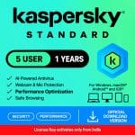 Kaspersky Standard 5 Devices 1 Year - Instant Delivery