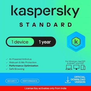 KASPERSKY STANDARD 1 USER 1 YEAR