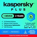 Kaspersky Plus 1 Device 3 Years - Instant Delivery