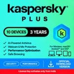 Kaspersky Plus 10 Devices 3 Years - Instant Delivery