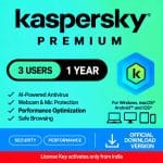Kaspersky Premium 3 Devices 1 Year - Instant Delivery