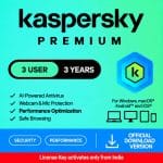 Kaspersky Premium 3 Devices 3 Years - Instant Delivery