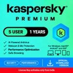 Kaspersky Premium 5 Devices 1 Year - Instant Delivery