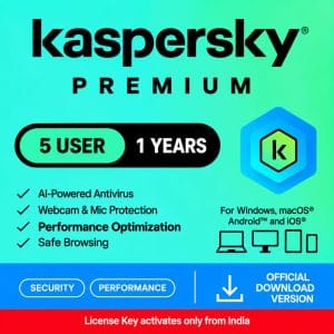 kaspersky premium 5 devices 1 year